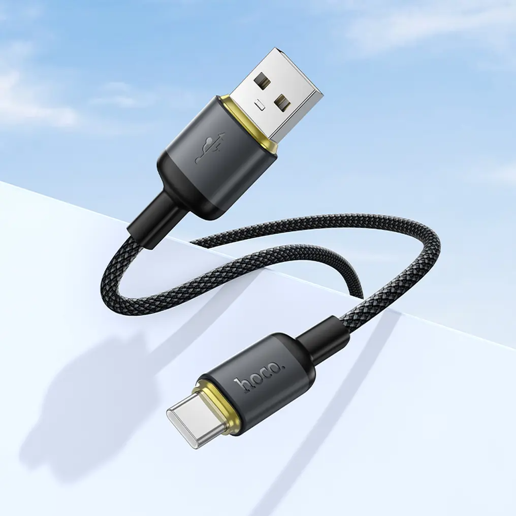 Cavo Dati e Ricarica USB-A - USB-C HOCO X128 Benefit, 36W, 1m, Nero