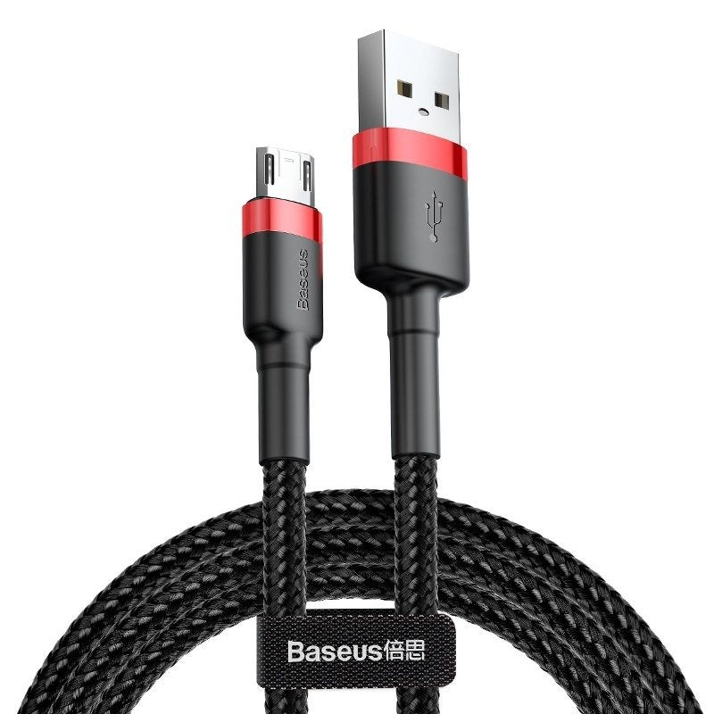 Cavo dati e ricarica USB-A - microUSB Baseus Cafule, 18W, 3m, rosso CAMKLF-H91