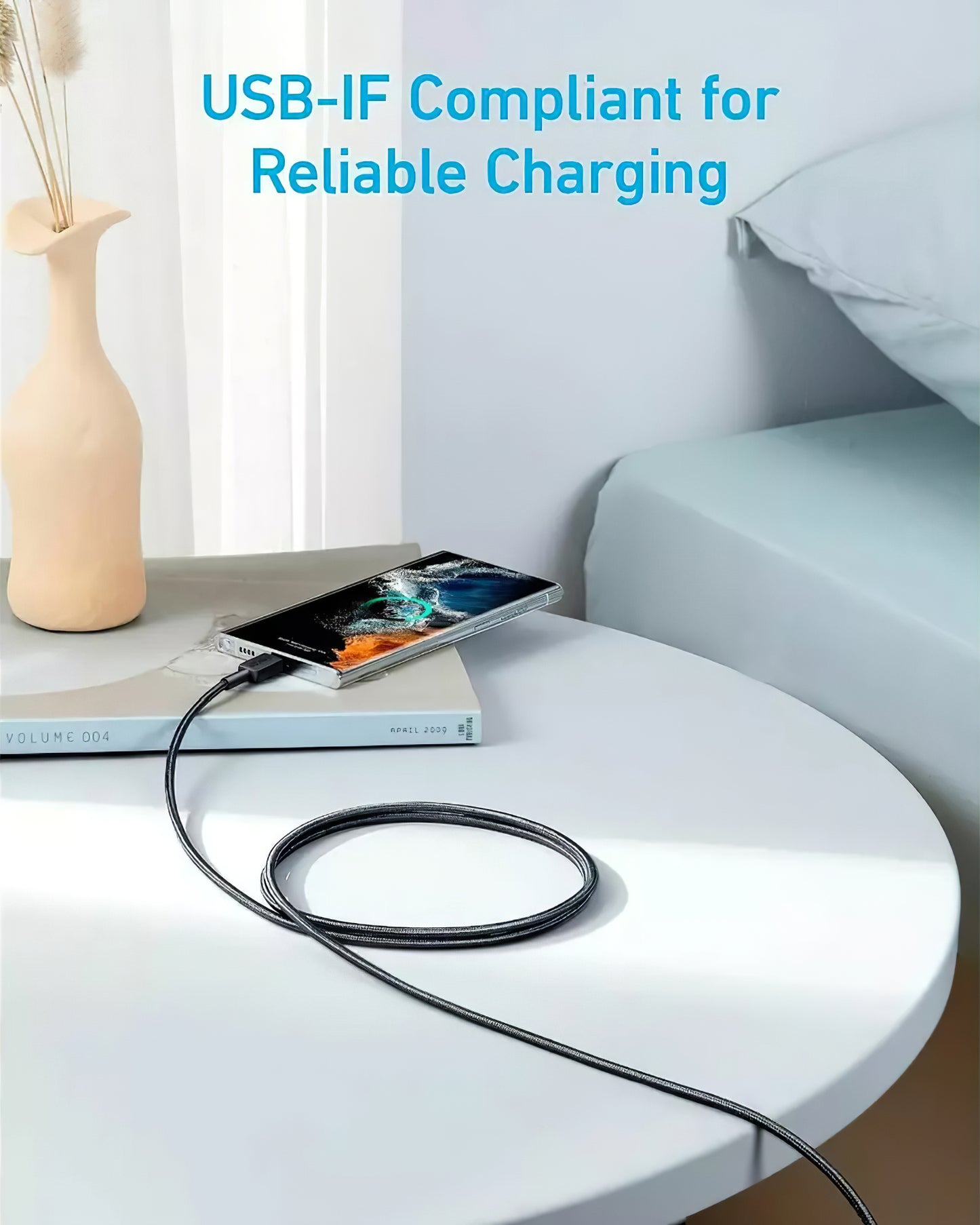 Cavo Dati e Ricarica USB-C - USB-C Anker 322, 60W, 1.8m, Nero A81F6G11