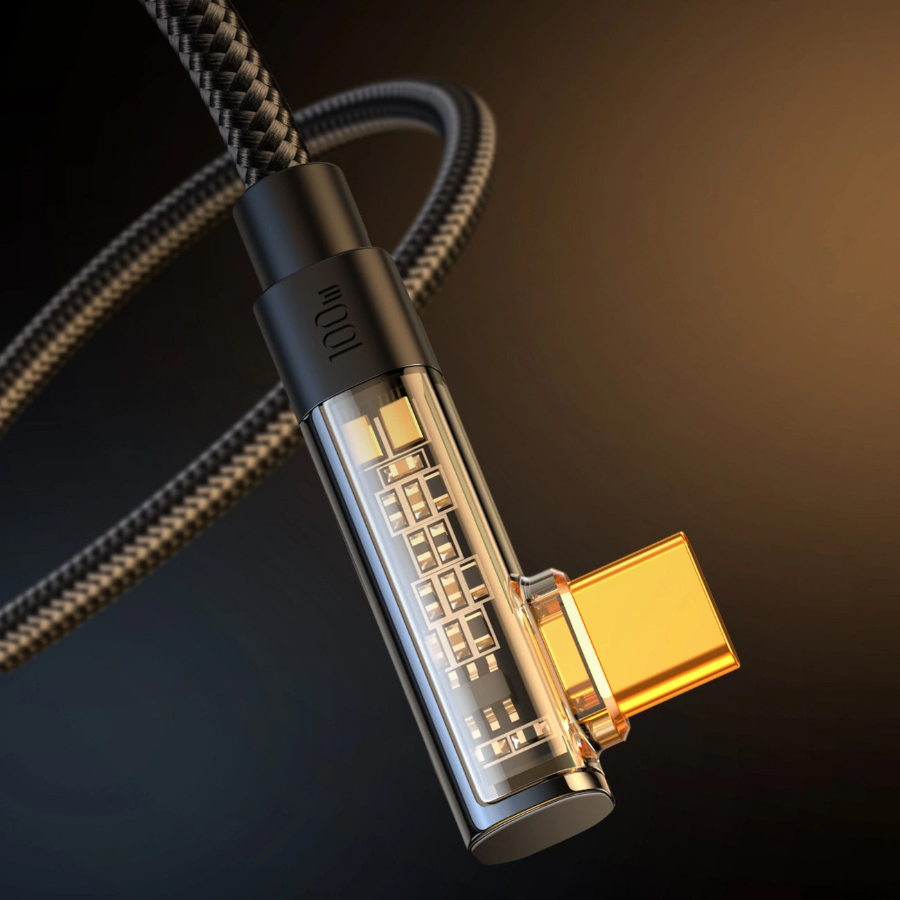 Cavo Dati e Ricarica USB-C - USB-C Joyroom S-CC100A6 Angled, 100W, 1.2m, Nero