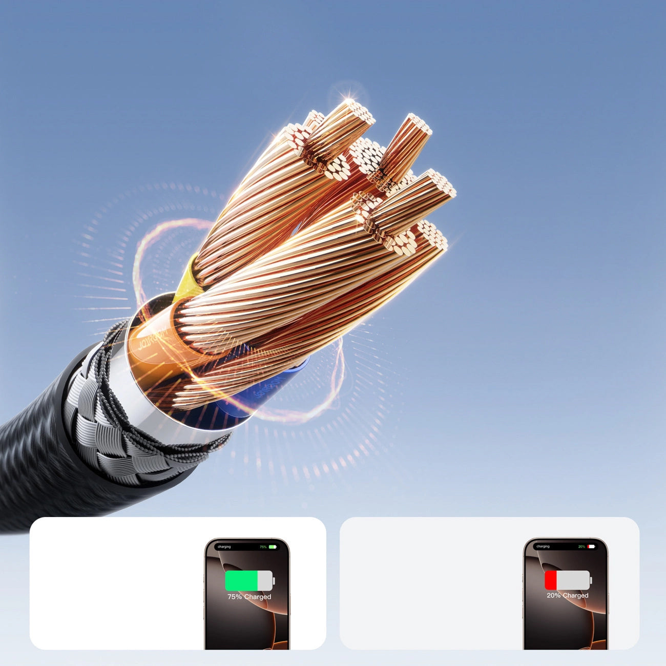 Cavo Dati e Ricarica USB-C - USB-C Joyroom S-A28 Flash, 60W, 2m, Nero