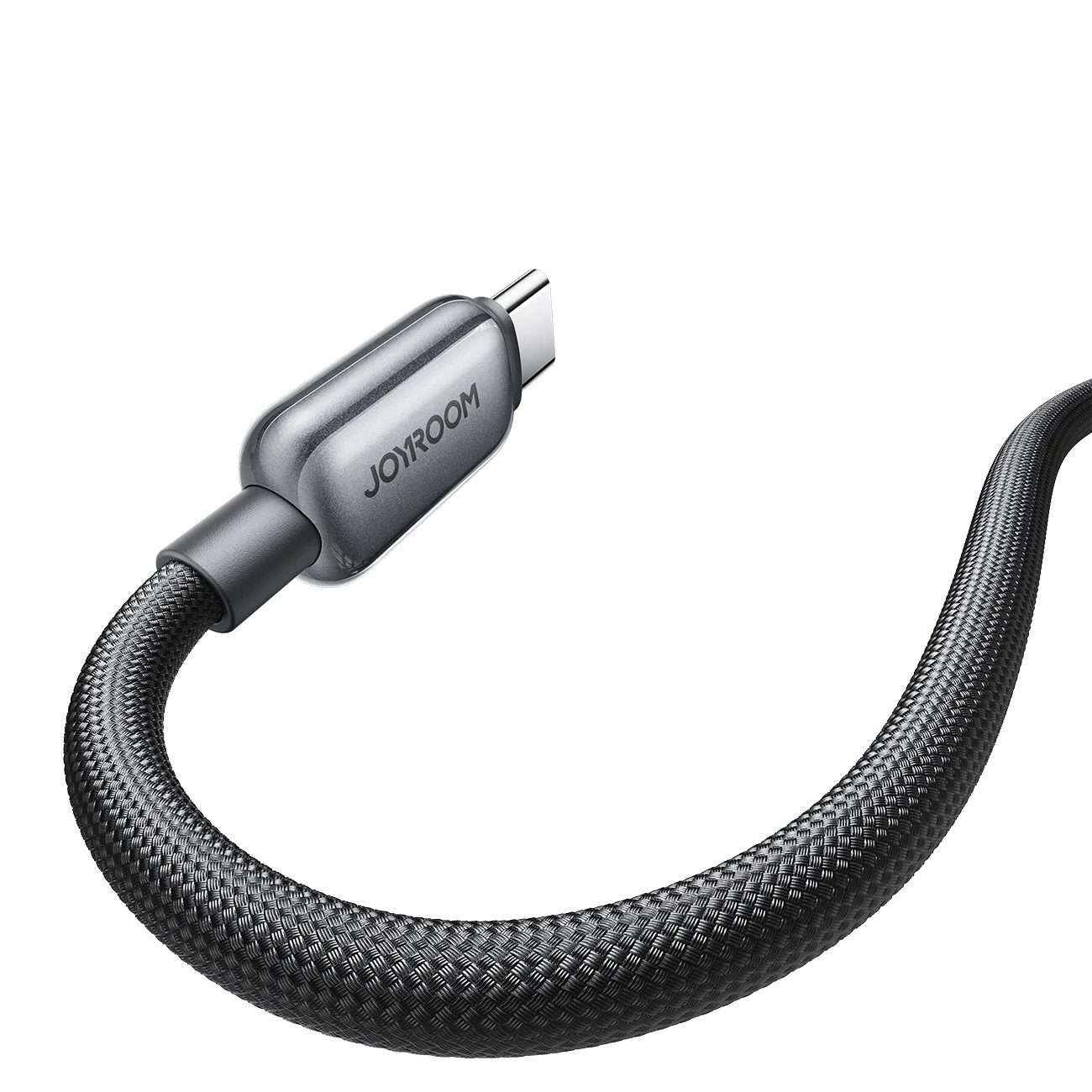 USB-A to USB-C Data and Charging Cable Joyroom S-A55 StarFlight Display, 66W, 1.2m, Black