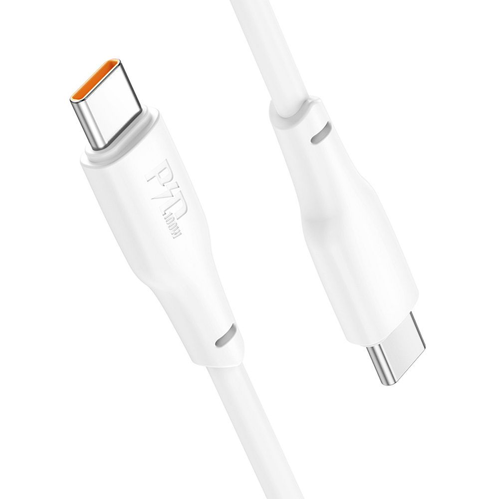 Cavo dati e ricarica USB-C - USB-C HOCO X93 USB-C, 100W, 2m, bianco