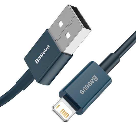 Cavo dati e ricarica USB-A - Lightning Baseus serie superiore, 20W, 1m, blu CALYS-A03