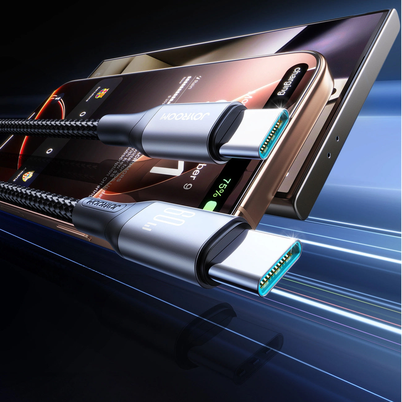 Cavo Dati e Ricarica USB-C - USB-C Joyroom S-A28 Flash, 60W, 1m, Nero