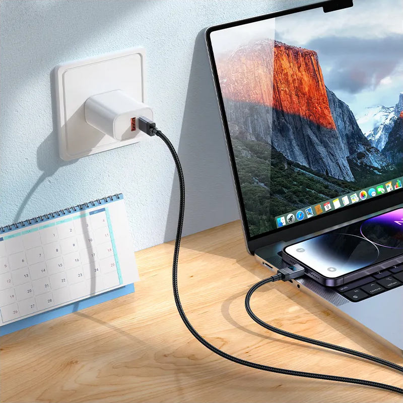 Cavo Dati e Ricarica USB-C - Lightning HOCO X118 Display, 27W, 1m, Nero