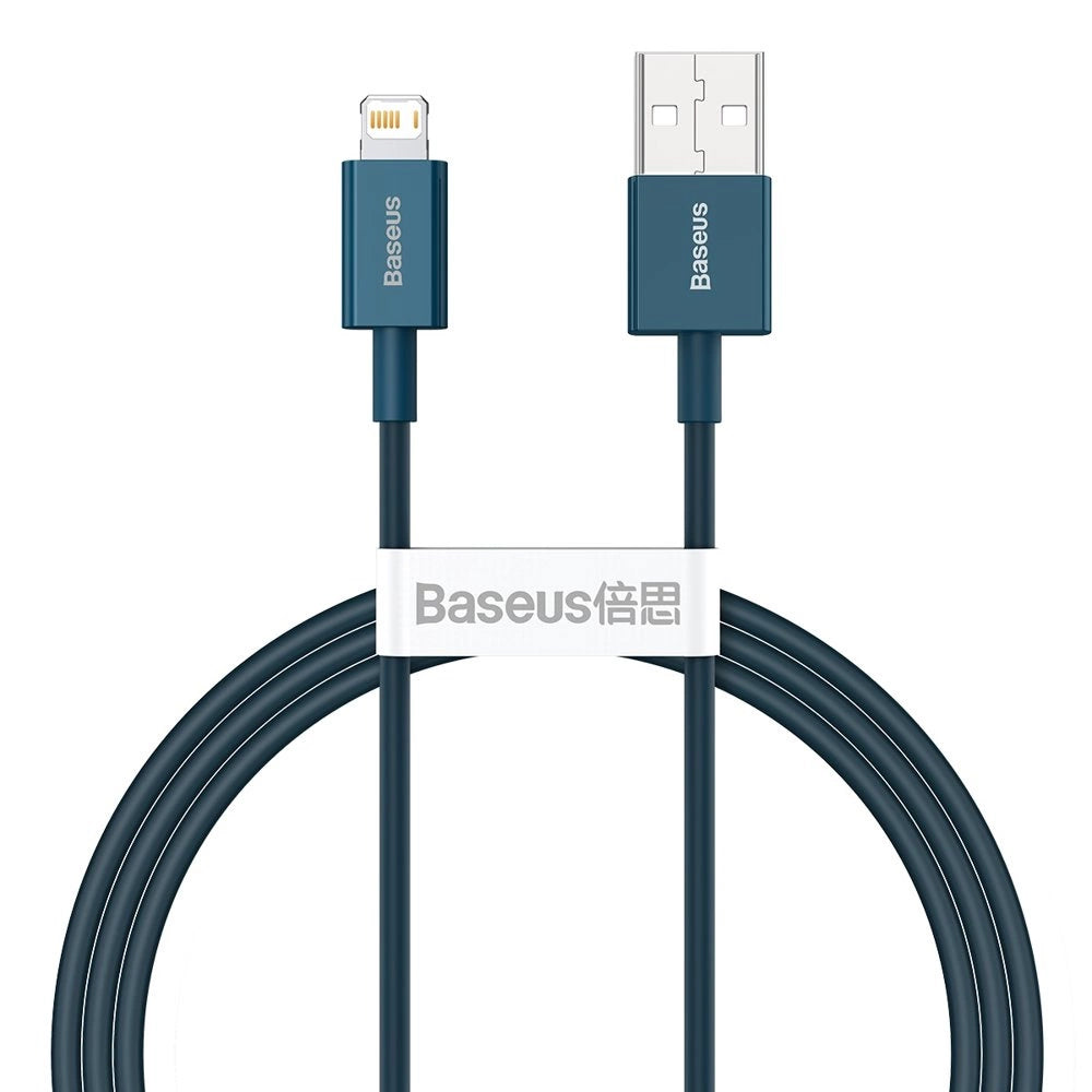 Cavo dati e ricarica USB-A - Lightning Baseus serie superiore, 20W, 1m, blu CALYS-A03