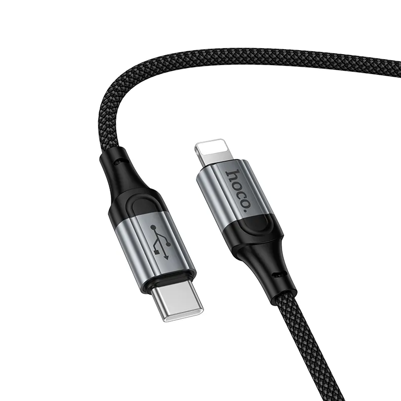 Cavo Dati e Ricarica USB-C - Lightning HOCO X121, 27W, 1.5m, Nero