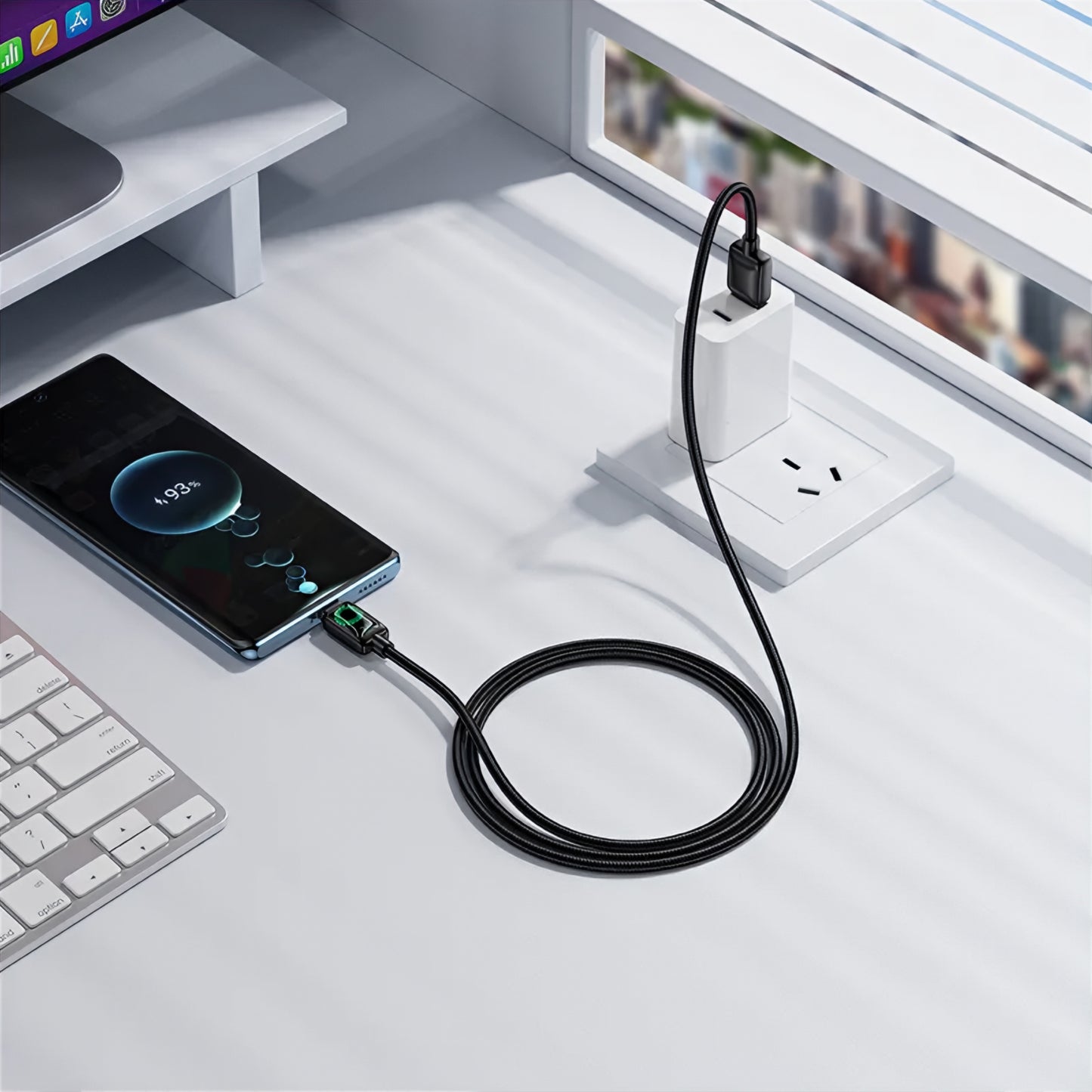 Cavo Dati e Ricarica USB-A - USB-C HOCO U146, 36W, 1.2m, Nero