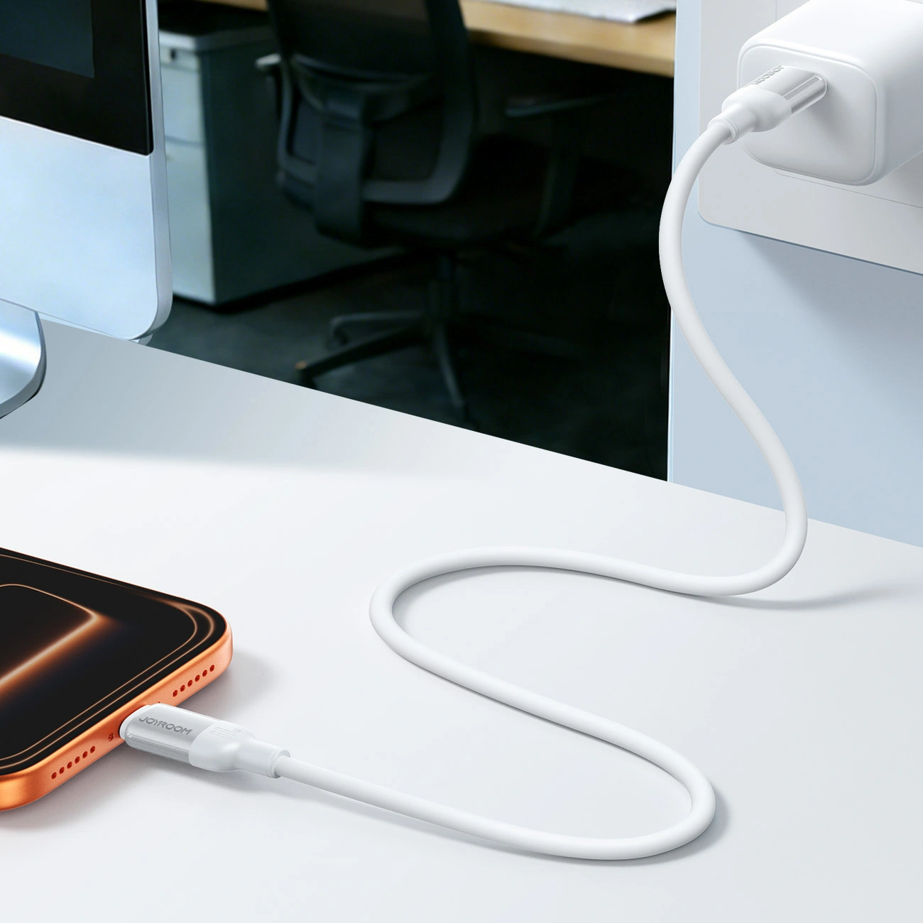 Cavo Dati e Ricarica USB-A - USB-C Joyroom S-A62 Lively, 18W, 1,2m, Bianco
