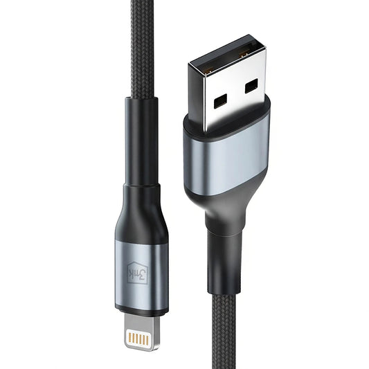 Cavo Dati e Ricarica USB-A - Lightning 3MK Hyper N, 12W, 1m, Nero