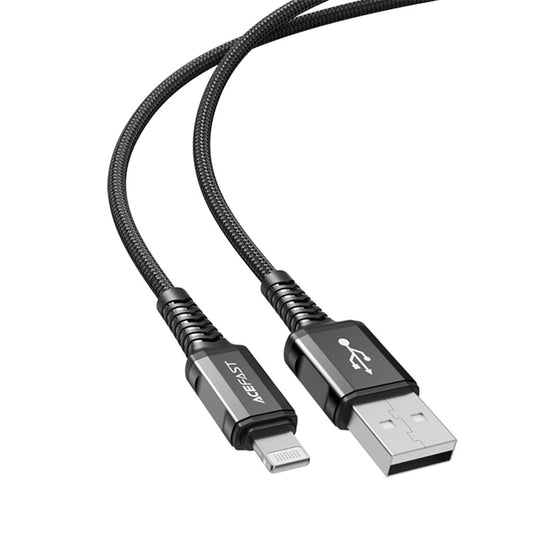 Cavo Dati e Ricarica USB-A - Lightning Acefast C1-02, 18W, 1.2m, Nero