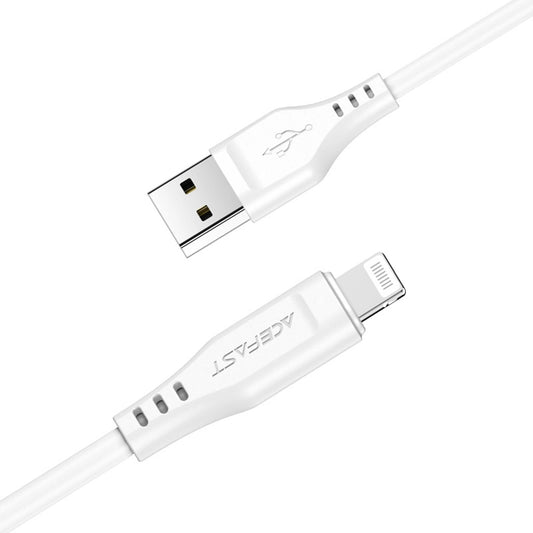 Cavo Dati e Ricarica USB-A - Lightning Acefast C3-02, 18W, 1.2m, Bianco