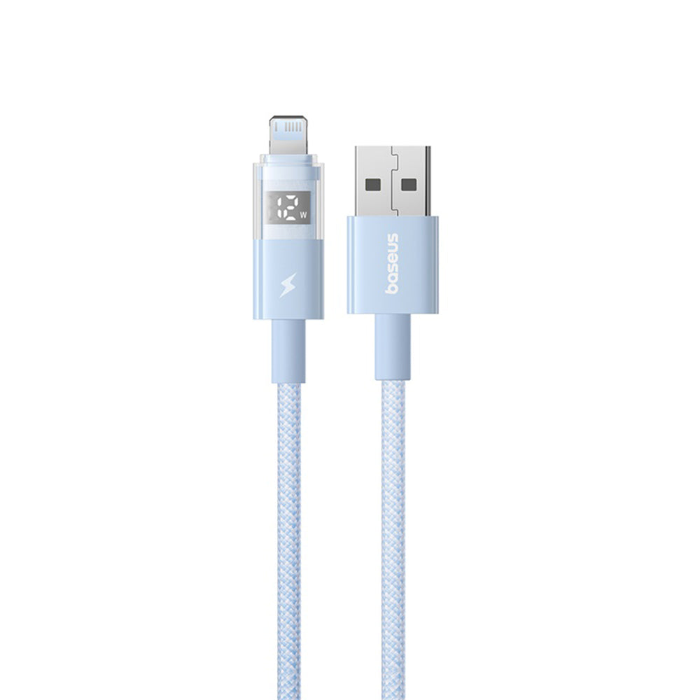 Cavo Dati e Ricarica USB-A - Lightning Baseus Display 2, 12W, 1m, Blu P10382700311-00