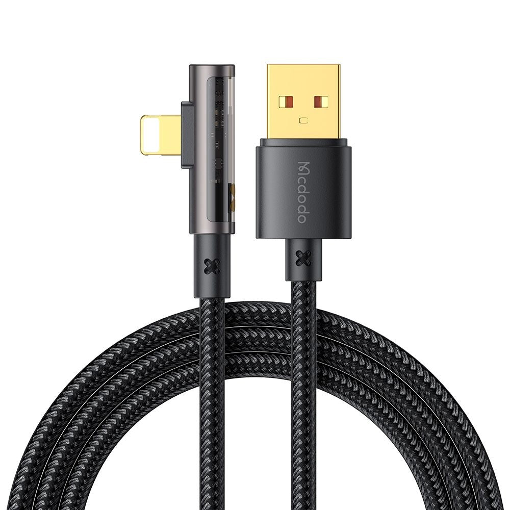 Cavo Dati e Ricarica USB-A - Lightning McDodo CA-3510 Angled, 18W, 1.2m, Nero