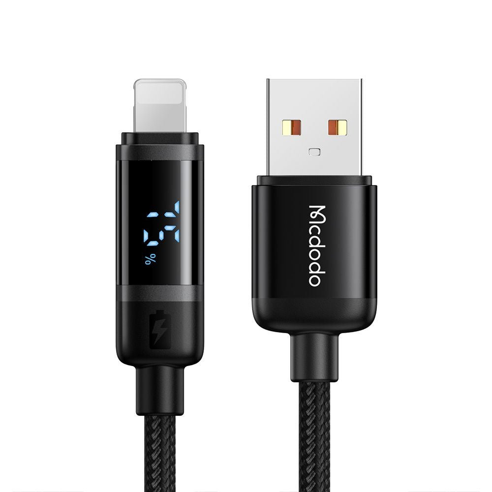 Cavo Dati e Ricarica USB-A - Lightning McDodo CA-5000 Bat Display, 18W, 1.2m, Nero