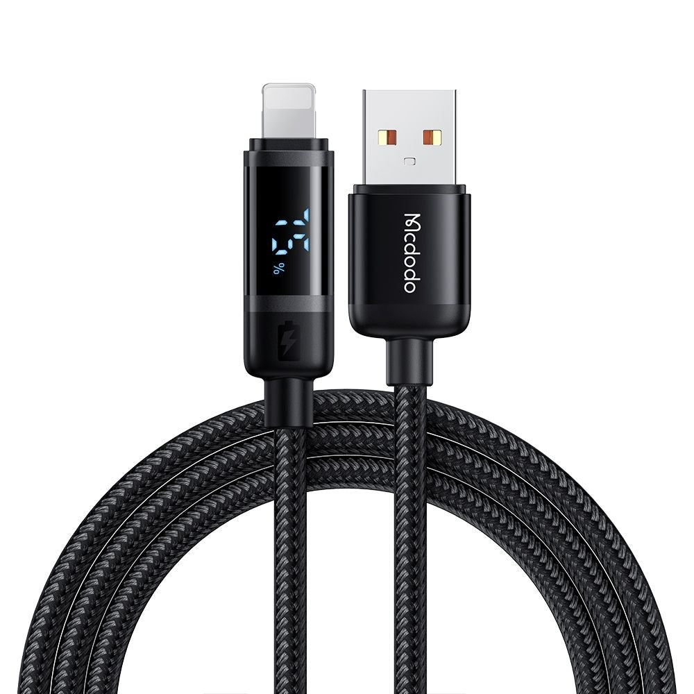 Cavo Dati e Ricarica USB-A - Lightning McDodo CA-5000 Bat Display, 18W, 1.2m, Nero