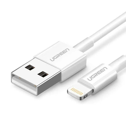 Cavo Dati e Ricarica USB-A - Lightning UGREEN US155 (20730), 18W, 2m, Bianco