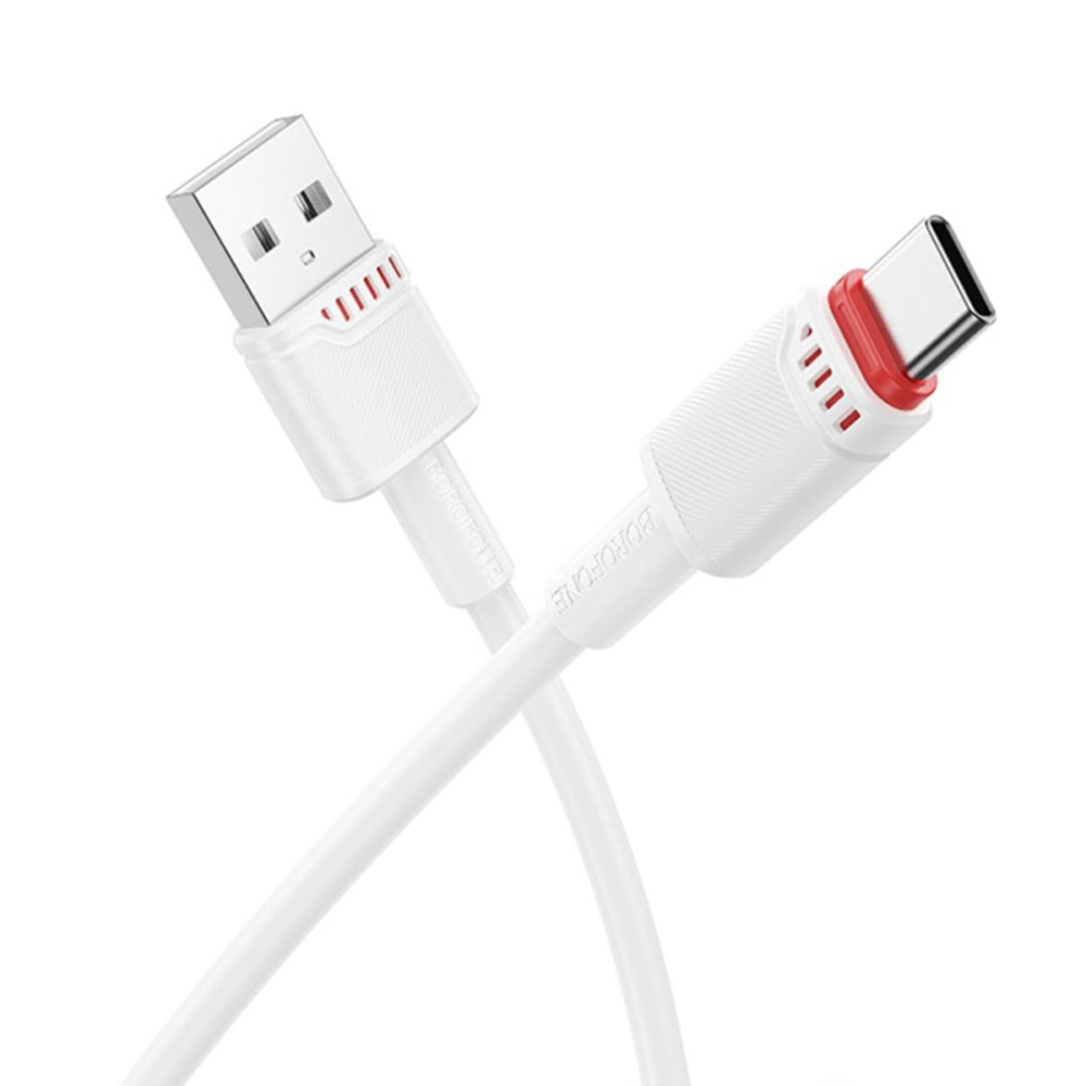 Cavo Dati e Ricarica USB-A - USB-C Borofone BX110 Beneficio, 18W, 1m, Bianco