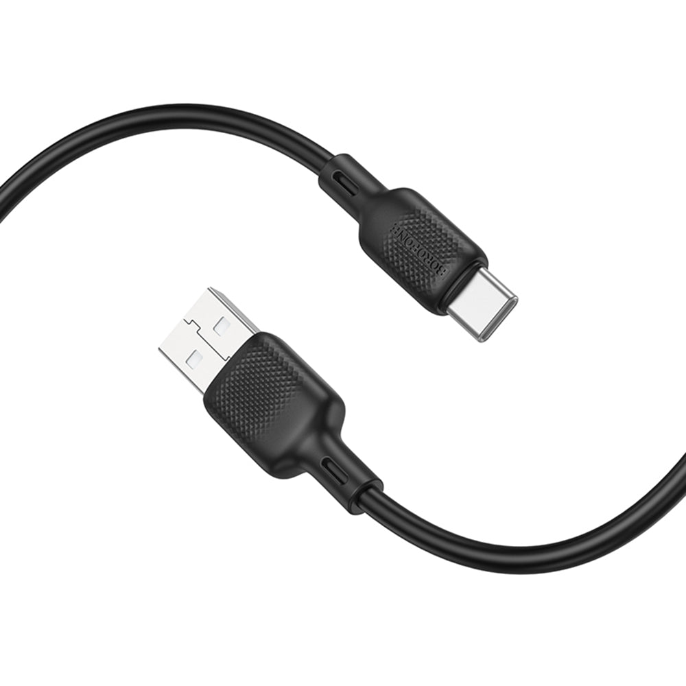 Cavo Dati e Ricarica USB-A - USB-C Borofone BX113 Lenny, 18W, 2m, Nero