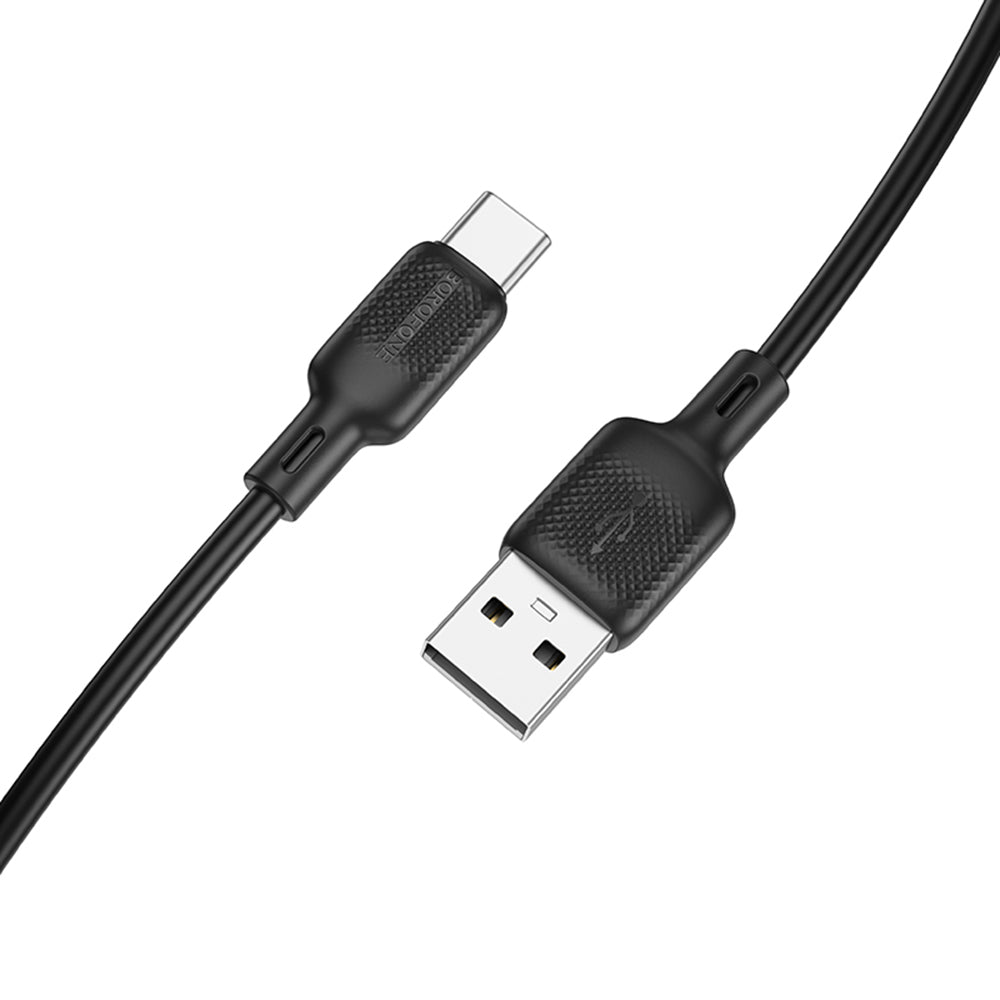 Cavo Dati e Ricarica USB-A - USB-C Borofone BX113 Lenny, 18W, 2m, Nero