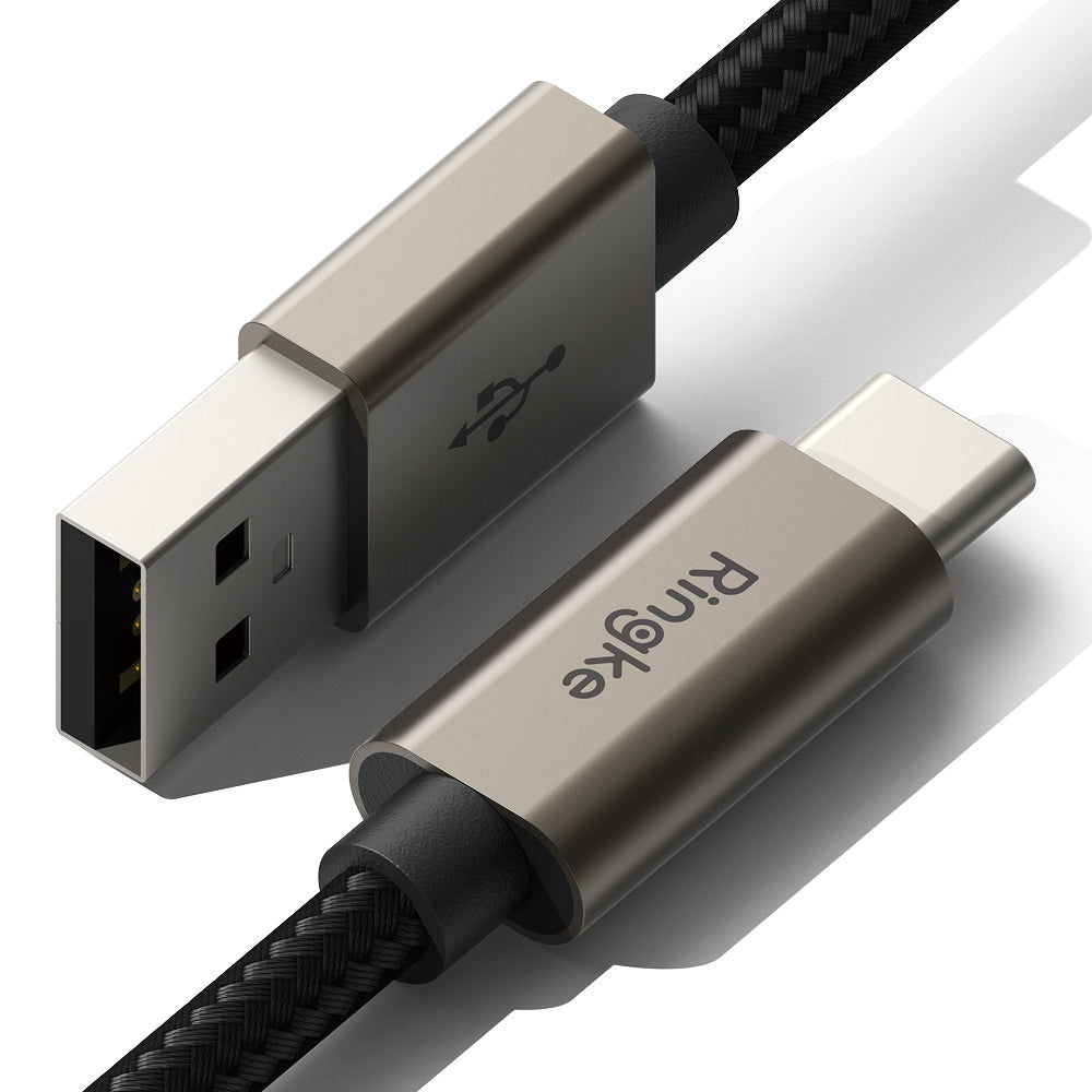Cavo Dati e Ricarica USB-A - USB-C Ringke, 60W, 2m, Nero