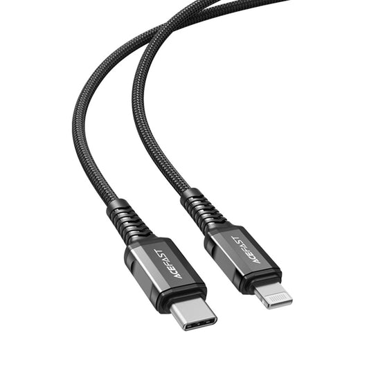 USB-C to Lightning Data and Charging Cable Acefast C1-01, 30W, 1.2m, Black