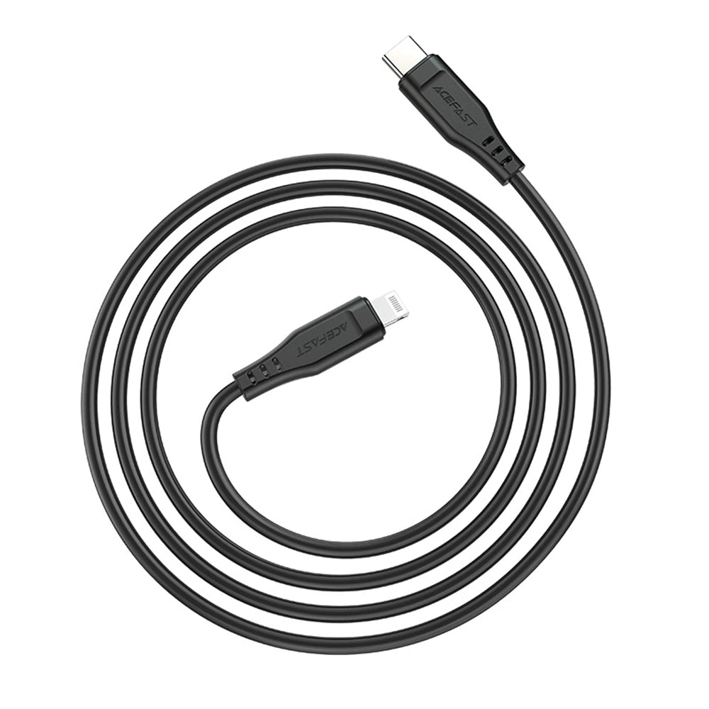 Cavo Dati e Ricarica USB-C - Lightning Acefast C3-01, 30W, 1.2m, Nero