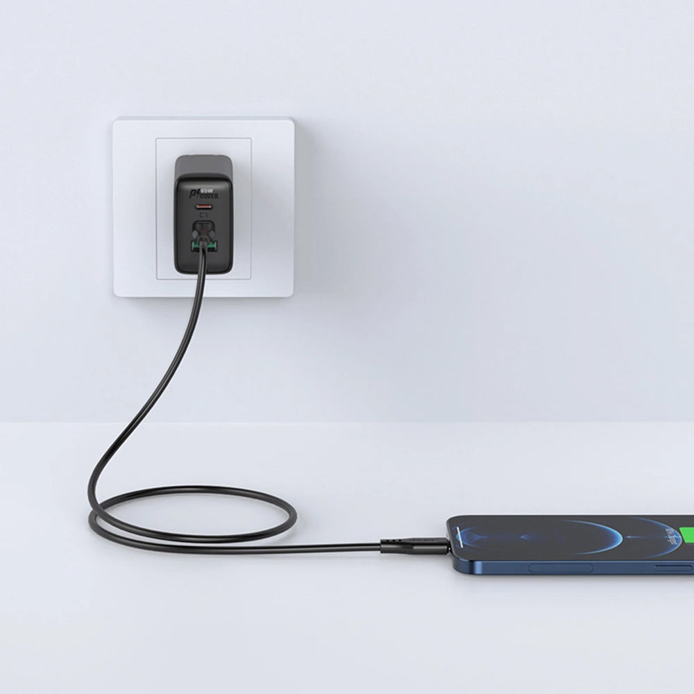 Cavo Dati e Ricarica USB-C - Lightning Acefast C3-01, 30W, 1.2m, Nero
