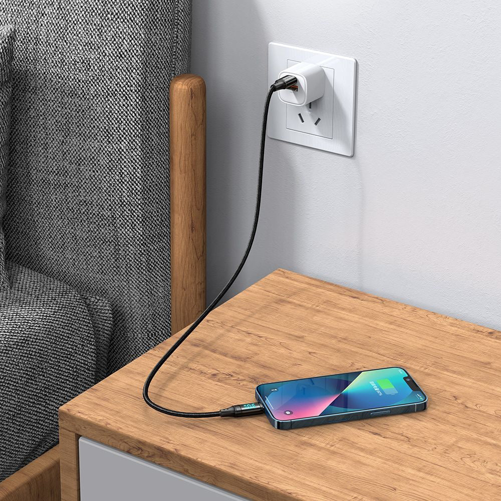 Cavo Dati e Ricarica USB-C - Lightning McDodo CA-1030 Display, 36W, 1.2m, Nero