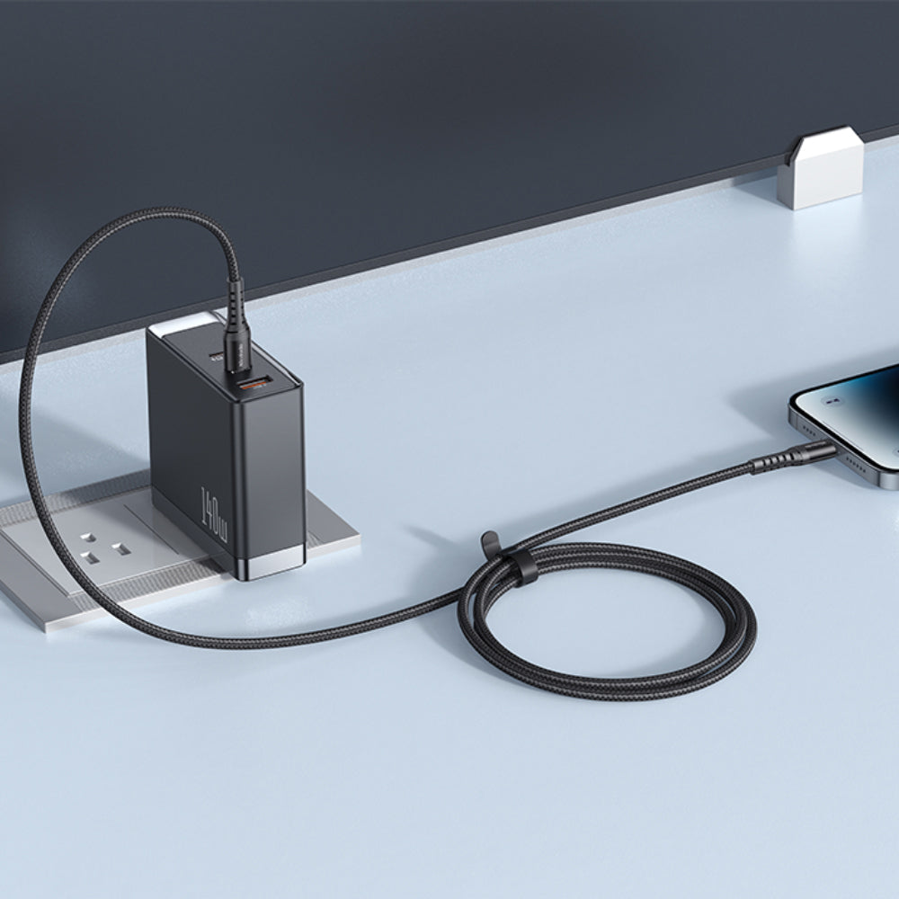USB-C to Lightning McDodo Data and Charging Cable CA-5631, 36W, 1m, Black