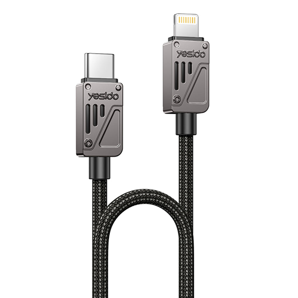 Cavo Dati e Ricarica USB-C - Lightning Yesido CA195, 27W, 1.2m, Nero