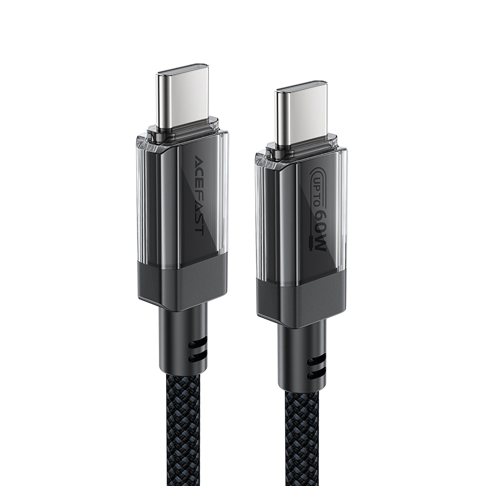 Cavo Dati e Ricarica USB-C - USB-C Acefast C12-03, 60W, 1.2m, Nero