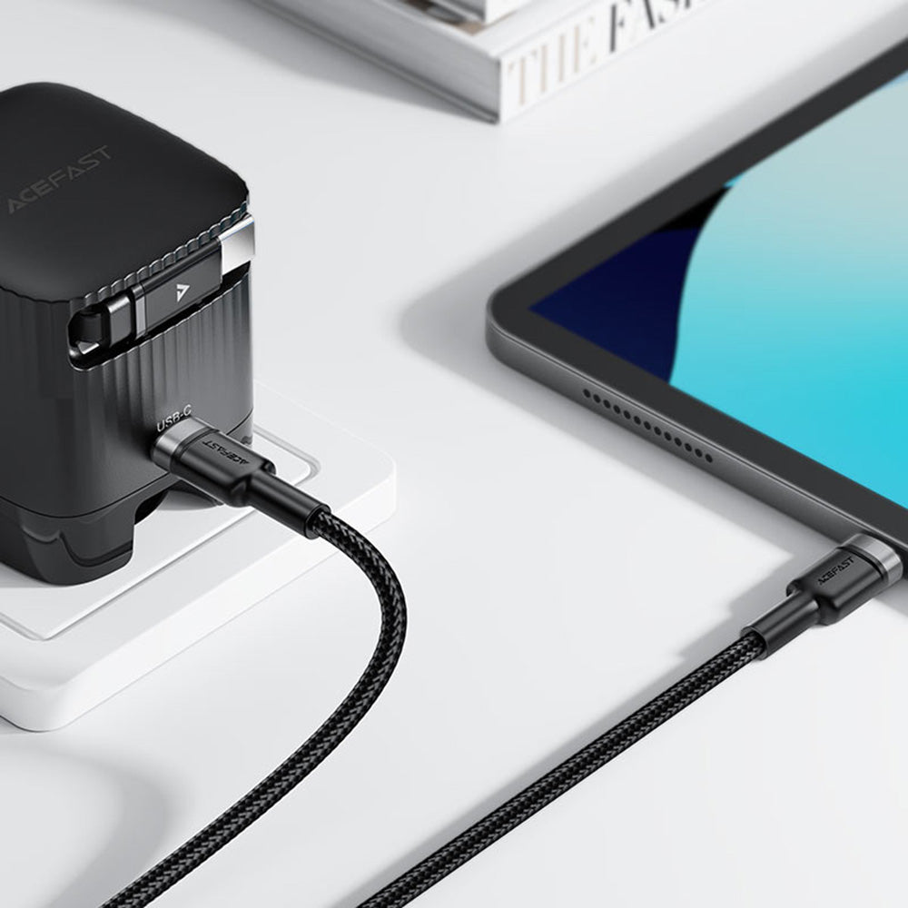 Cavo Dati e Ricarica USB-C - USB-C Acefast C22-03, 60W, 1.2m, Nero