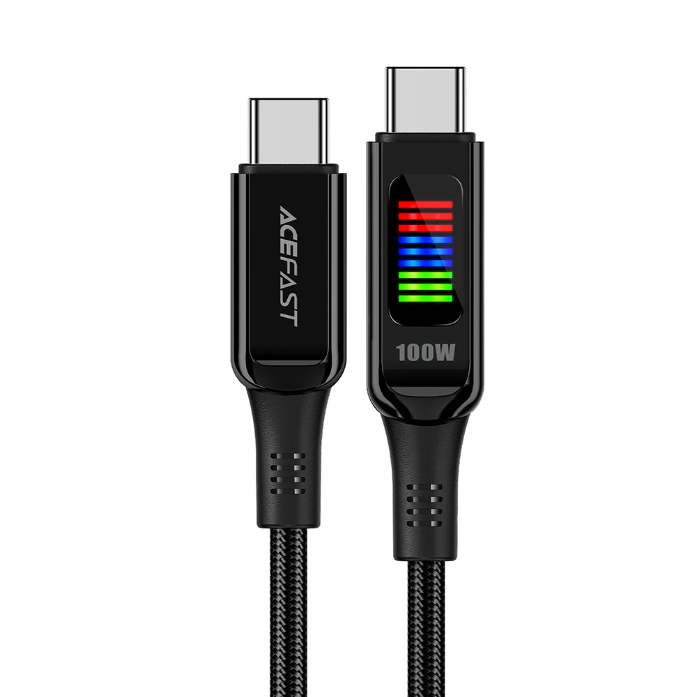 Cavo Dati e Ricarica USB-C - USB-C Acefast C7-03, 100W, 1.2m, Nero