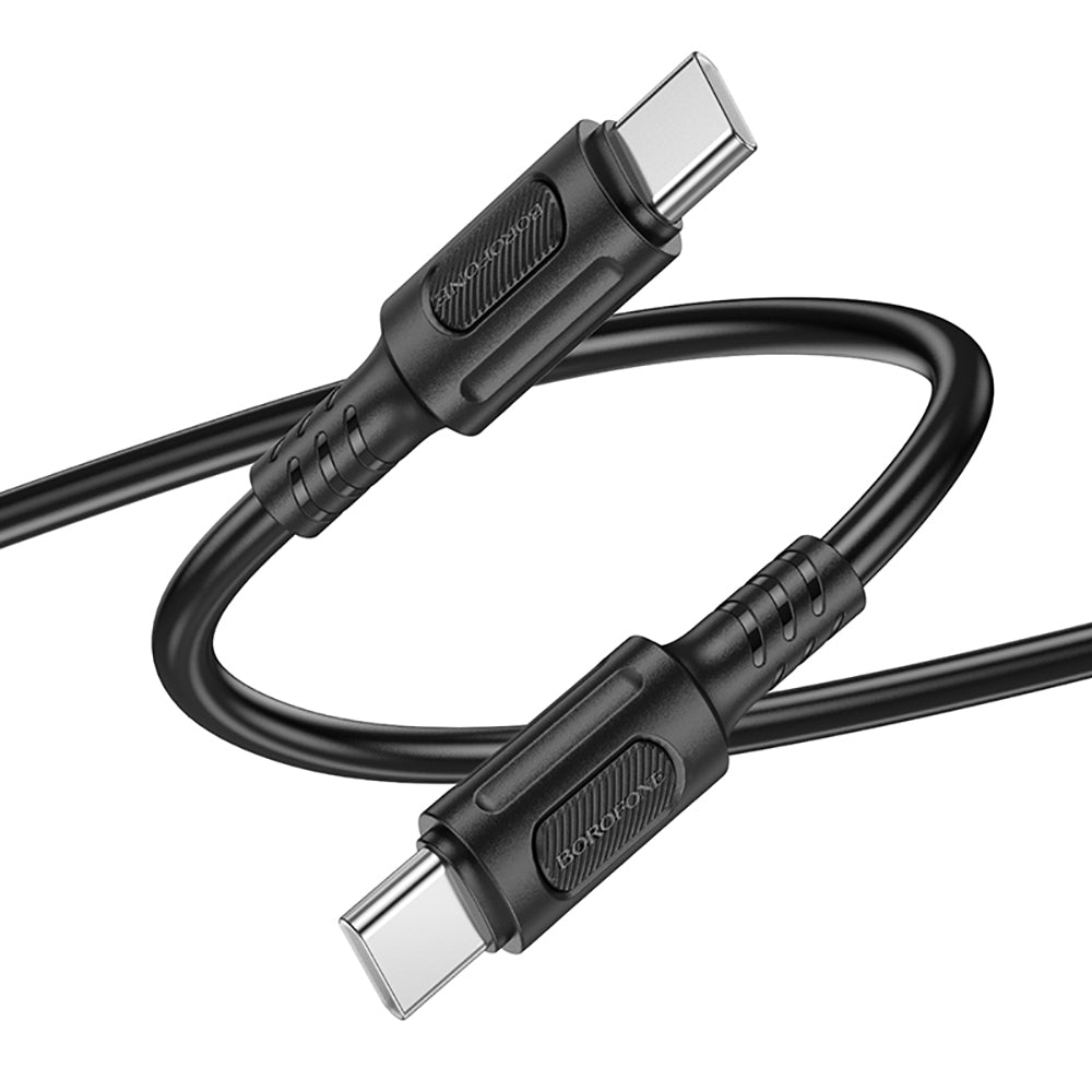 Cavo Dati e Ricarica USB-C - USB-C Borofone BX111 Feliz, 60W, 1m, Nero
