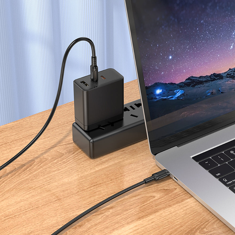 Cavo Dati e Ricarica USB-C - USB-C Borofone BX111 Feliz, 60W, 1m, Nero