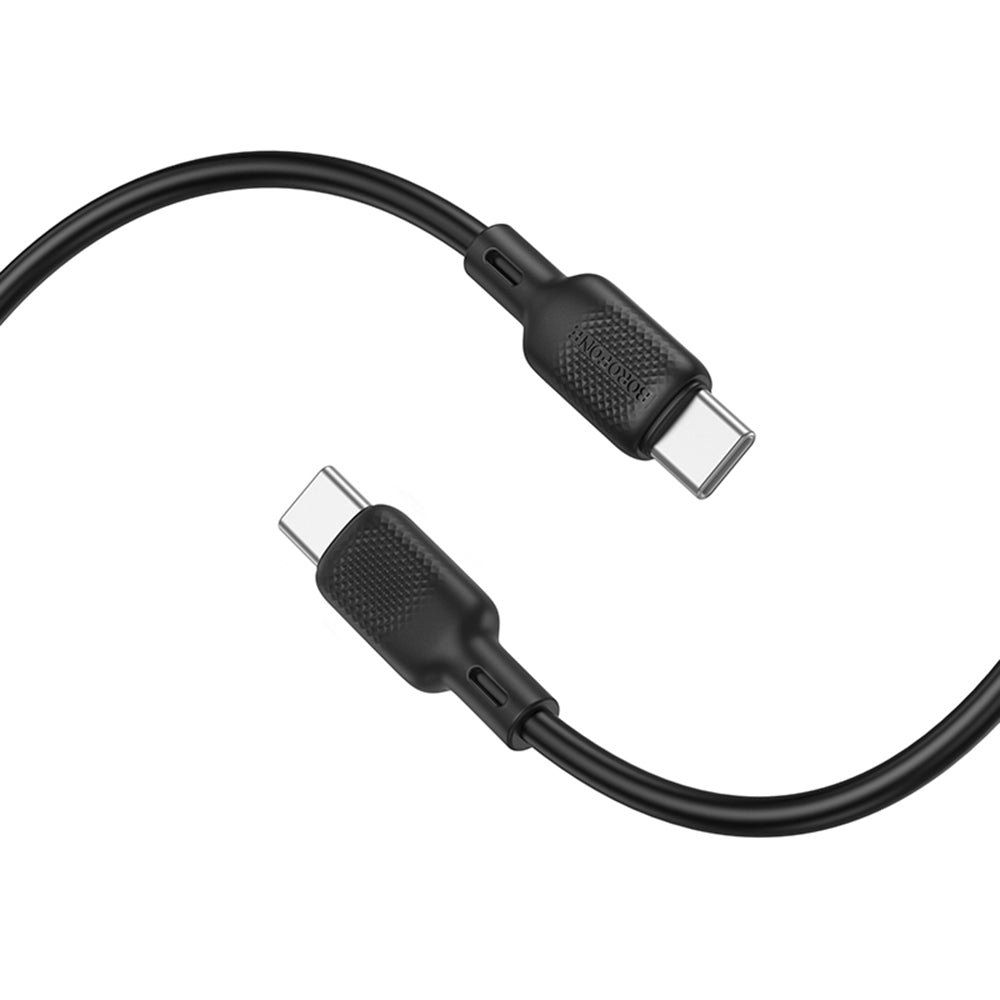 Cavo Dati e Ricarica USB-C - USB-C Borofone BX113 Lenny, 60W, 2m, Nero