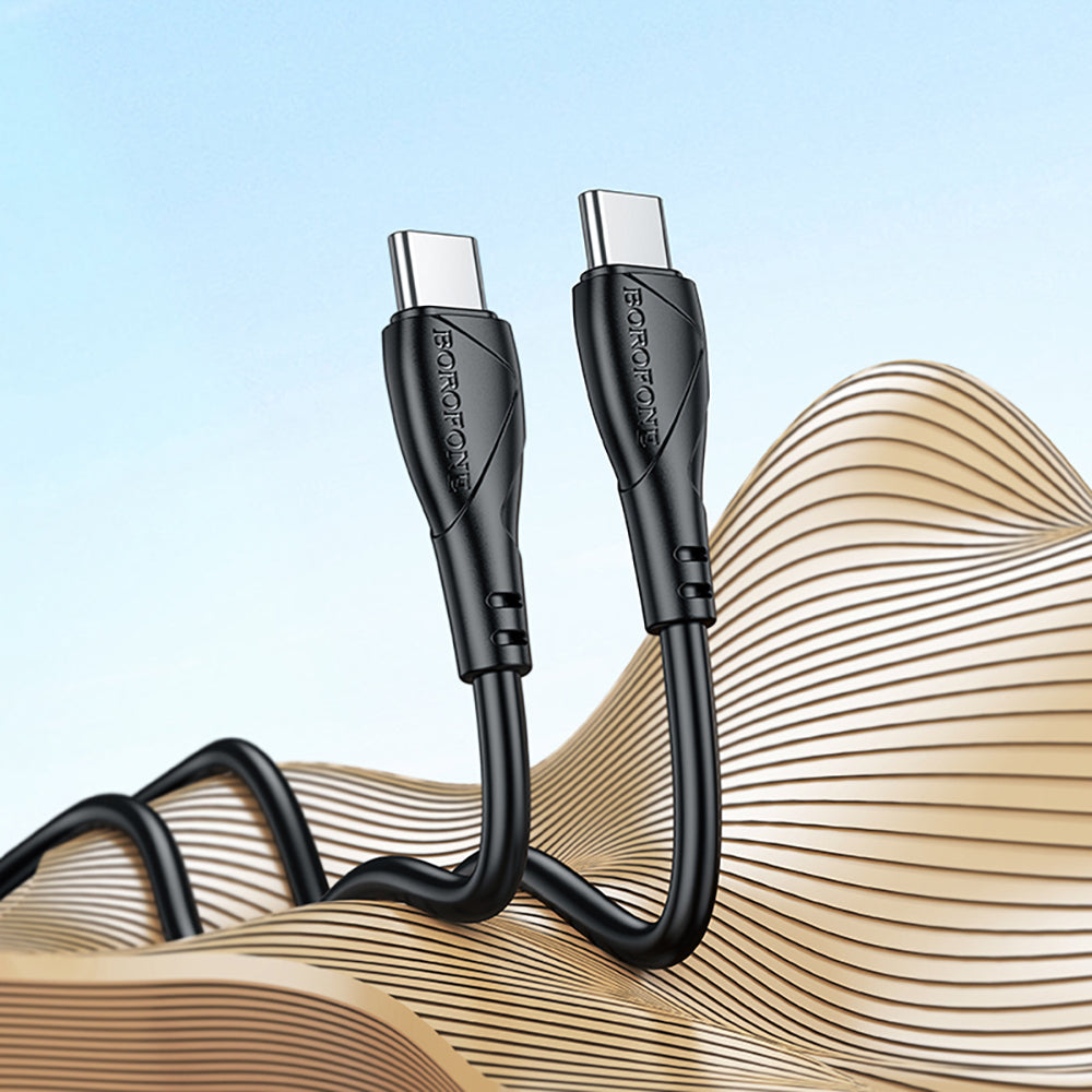 Cavo Dati e Ricarica USB-C - USB-C Borofone BX121 Energy, 60W, 1m, Nero