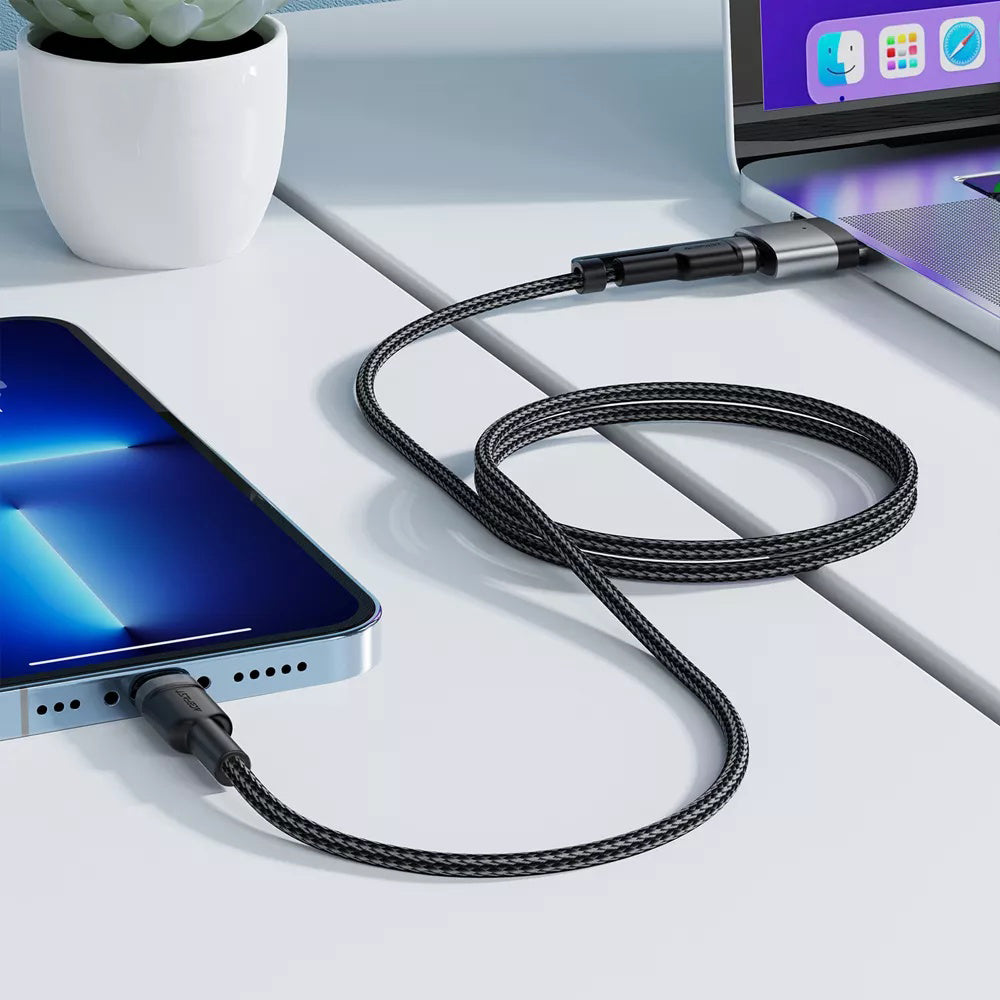 Cavo di Ricarica Acefast, USB-C - USB-C / MagSafe 3, 240W, 1.2m, Nero