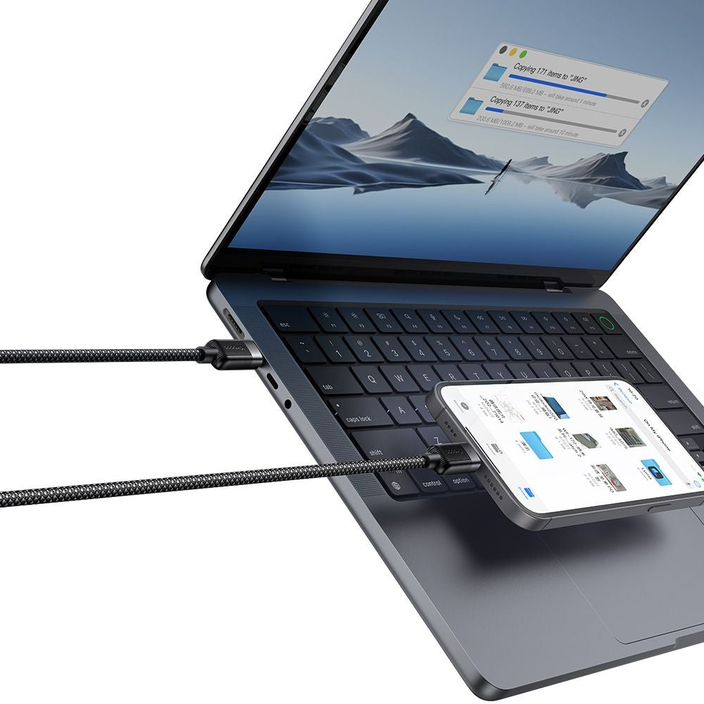 Cavo Dati e Ricarica USB-C - USB-C McDodo CA-2000 Self Winding, 60W, 1.2m, Nero