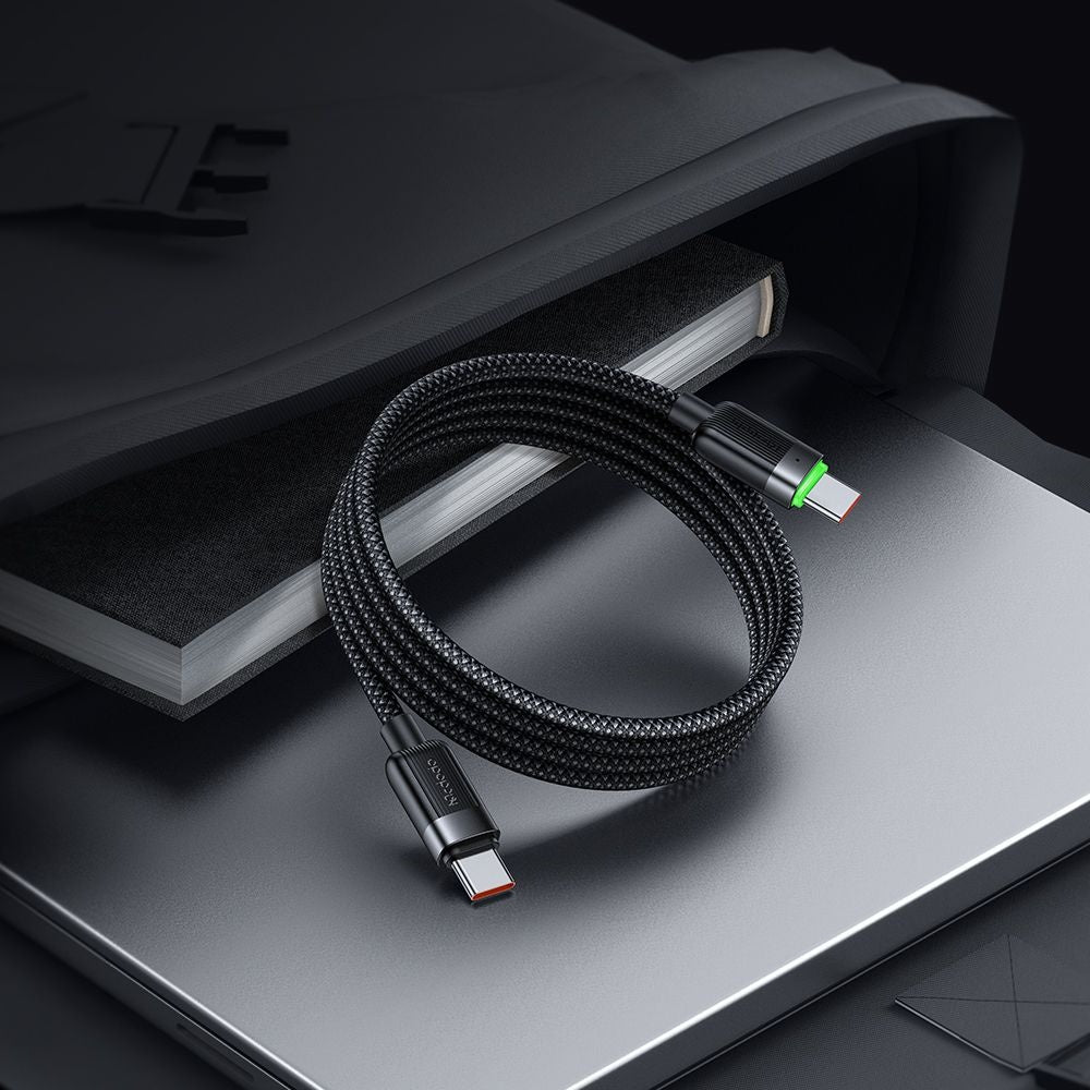 Cavo Dati e Ricarica USB-C - USB-C McDodo CA-2000 Self Winding, 60W, 1.2m, Nero