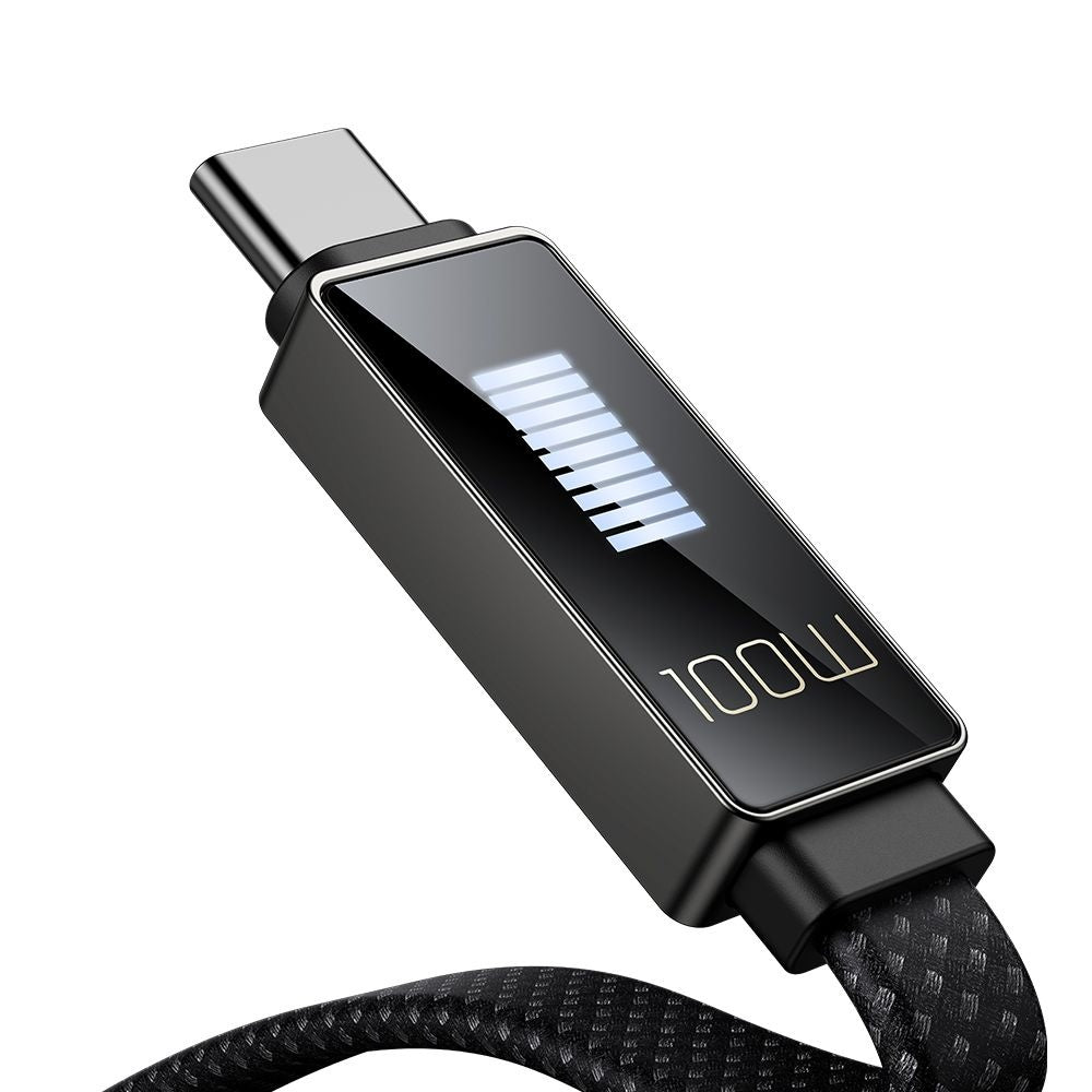 Cavo Dati e Ricarica USB-C - USB-C McDodo CA-4470 Rythm Display, 100W, 1.2m, Nero