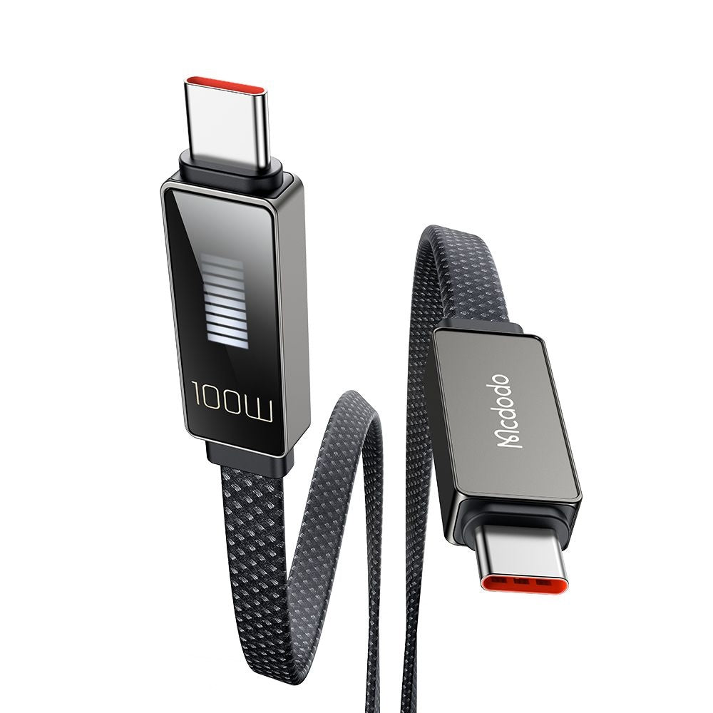 Cavo Dati e Ricarica USB-C - USB-C McDodo CA-4470 Rythm Display, 100W, 1.2m, Nero