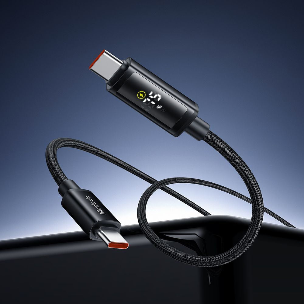 Cavo Dati e Ricarica USB-C - USB-C McDodo CA-8000 Display, 100W, 1.2m, Nero