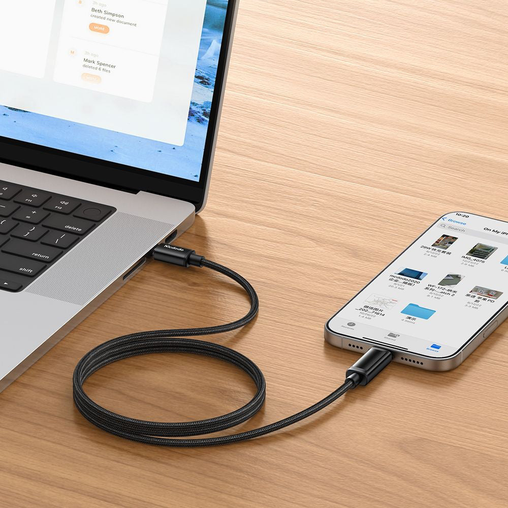 Cavo Dati e Ricarica USB-C - USB-C McDodo CA-8000 Display, 100W, 1.2m, Nero