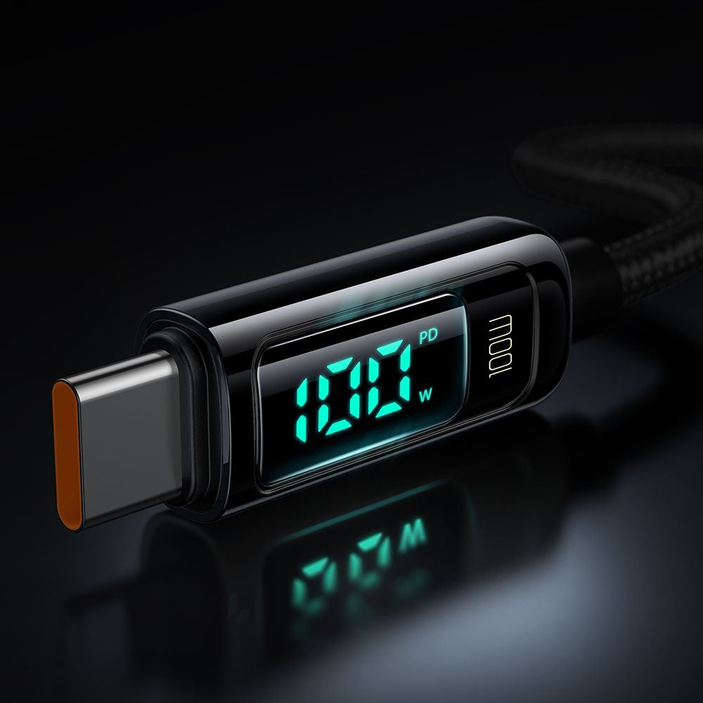 USB-C Data and Charging Cable - USB-C McDodo CA-8820 Display, 100W, 1.2m, Black