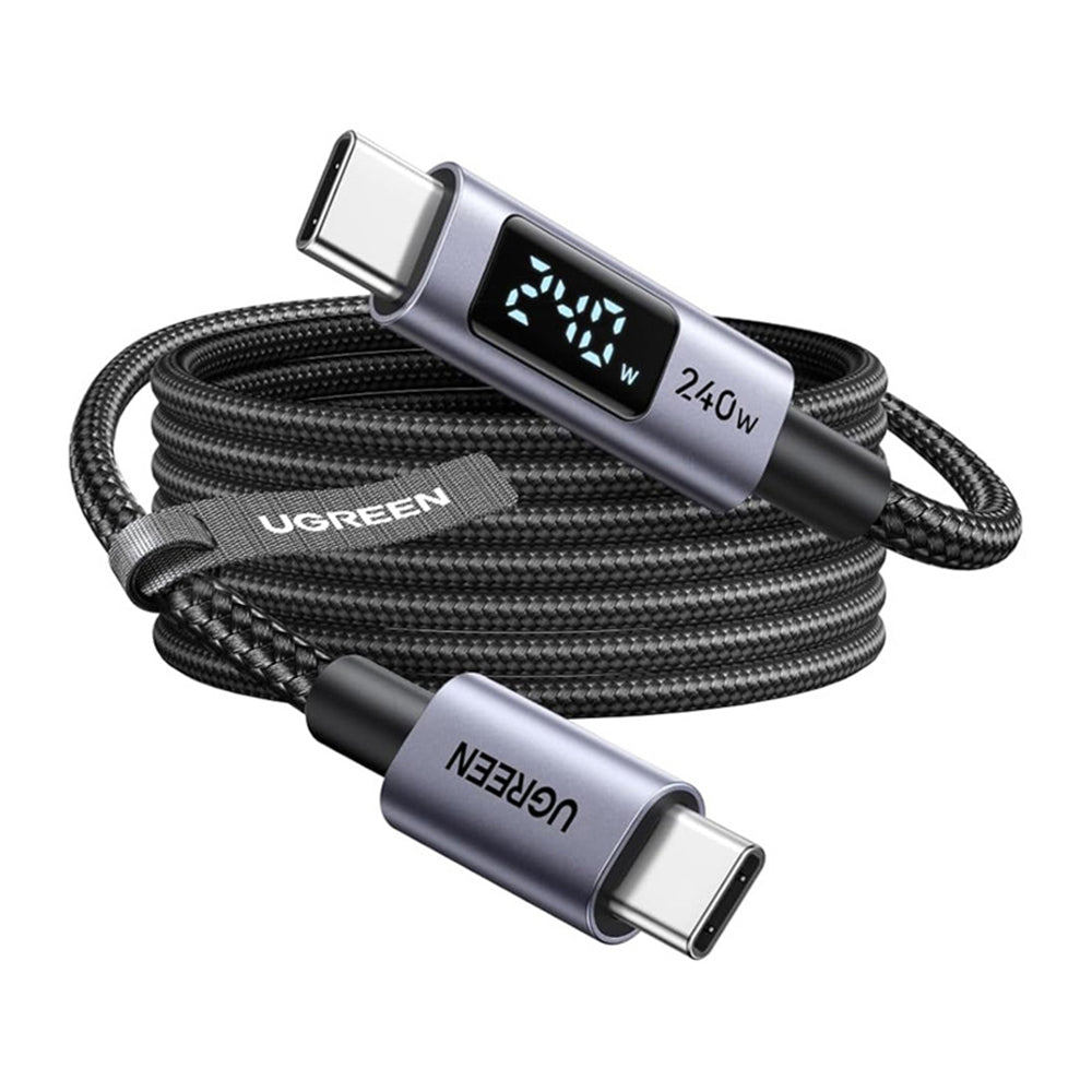 Cavo Dati e Ricarica USB-C - USB-C UGREEN 65866 Display, 240W, 1m, Grigio