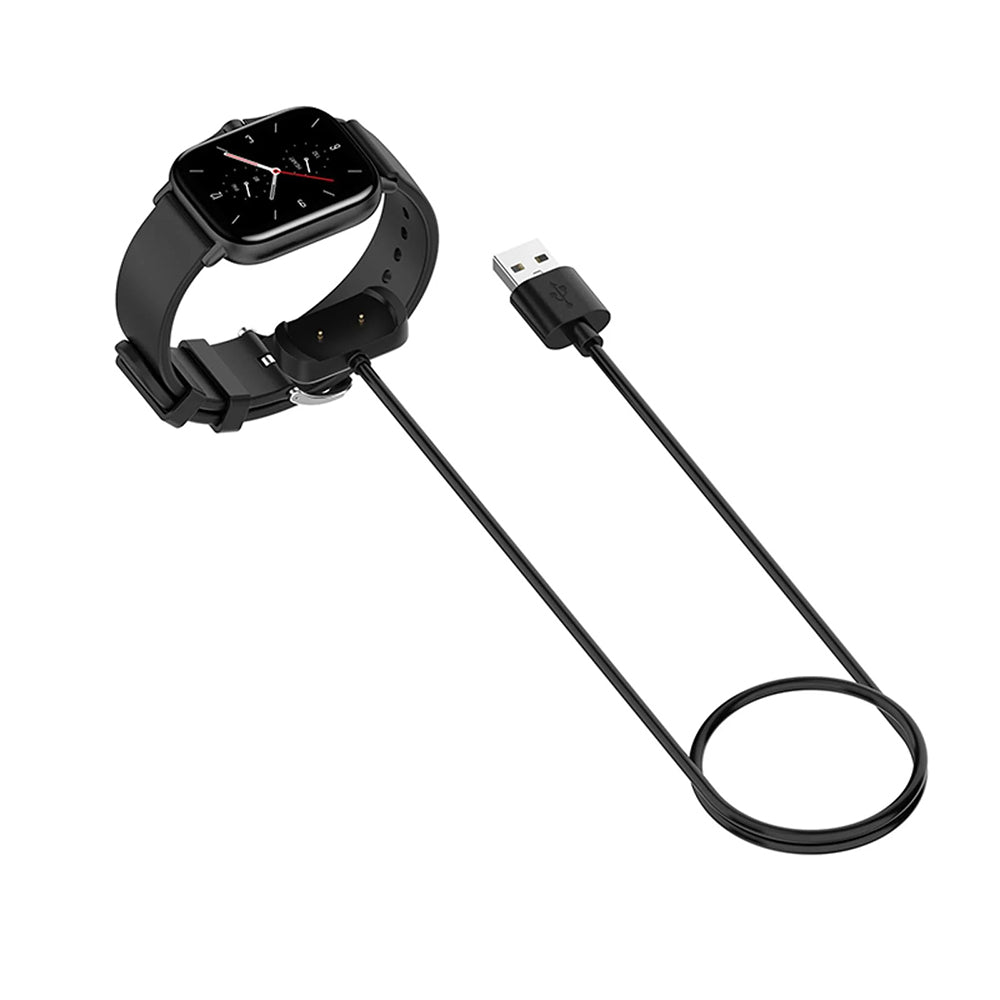 Cavo di Ricarica Techsuit THA6 per Amazfit Watch Series, USB-A, Nero