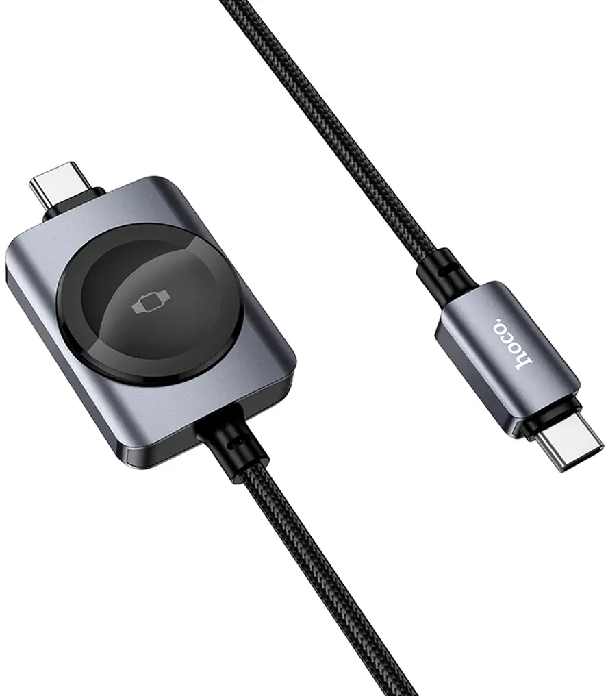 Cavo di Ricarica USB-C - USB-C HOCO CW66 2in1, 100W, 1,2m, Nero